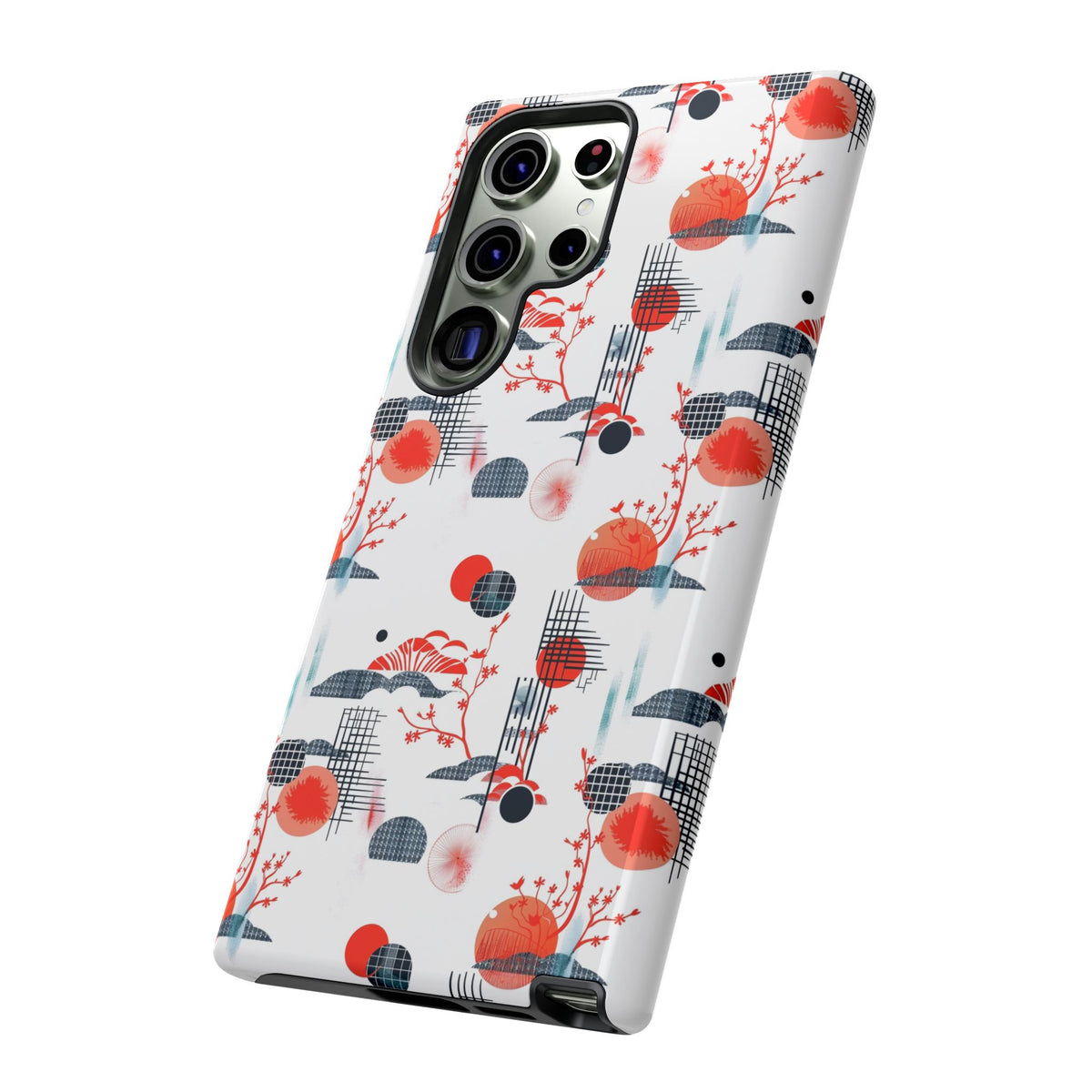 Japanese Pattern Phone Case – Elegant & Timeless Design for Your Phone 082