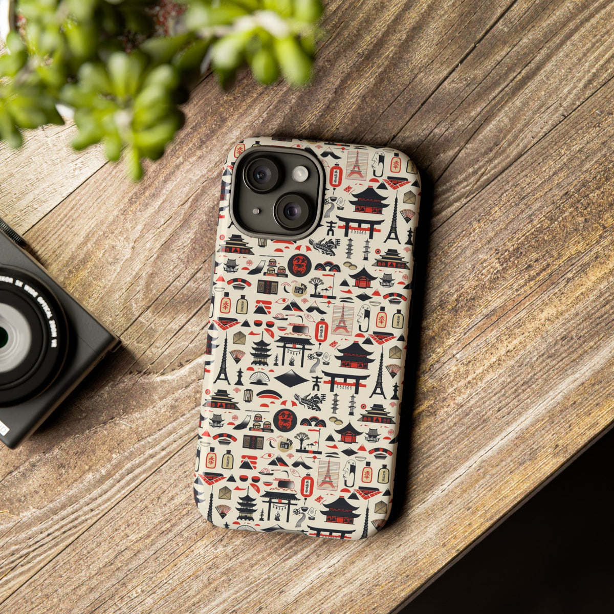 Japanese Pattern Phone Case – Elegant & Timeless Design for Your Phone 010