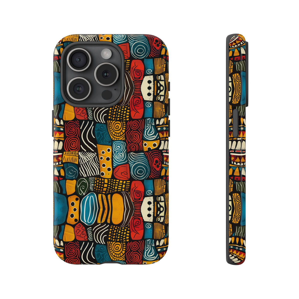 Stylish African Pattern Phone Case – Unique and Vibrant Protection 159