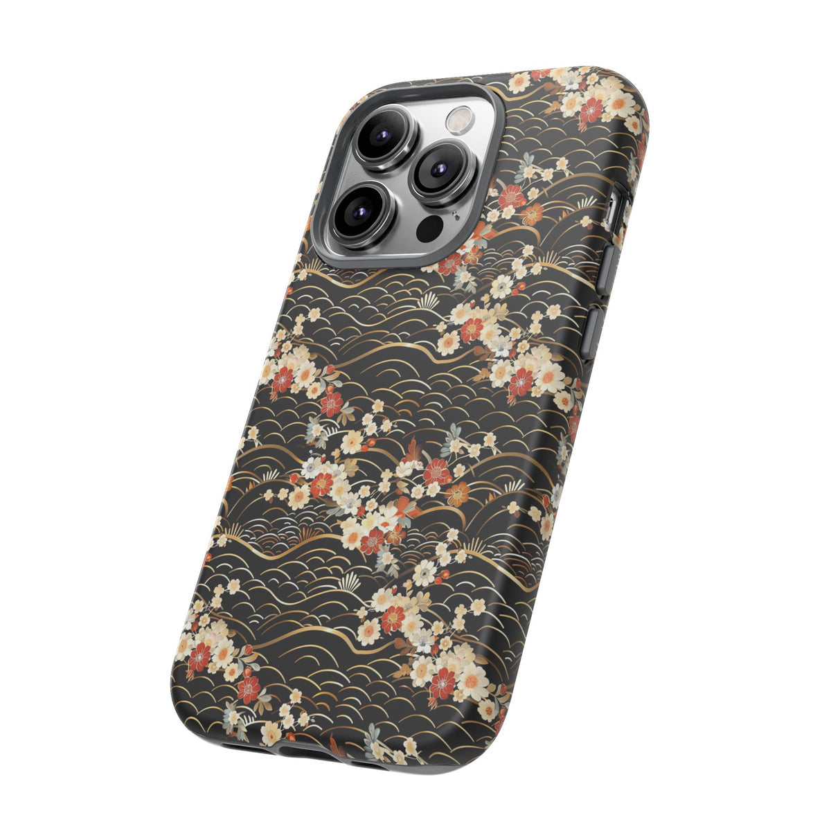 Japanese Pattern Phone Case – Elegant & Timeless Design for Your Phone 097