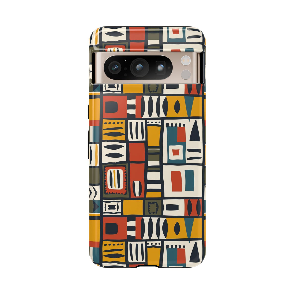 Stylish African Pattern Phone Case – Unique and Vibrant Protection 013