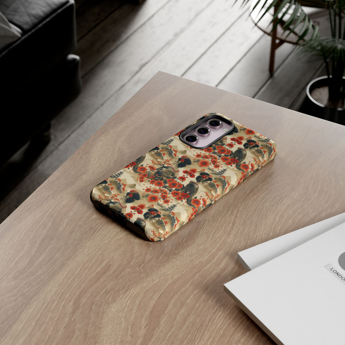 Japanese Pattern Phone Case – Elegant & Timeless Design for Your Phone 066