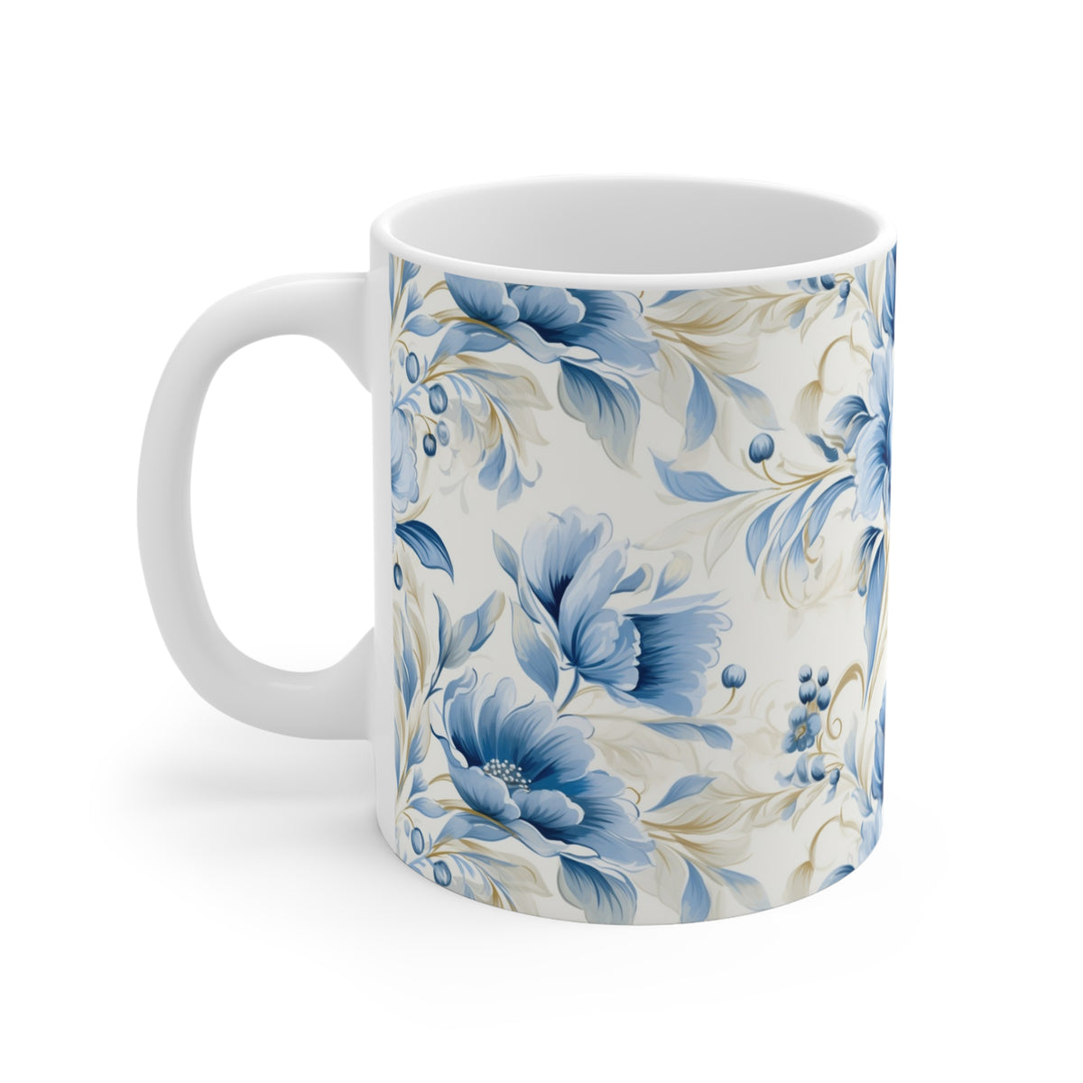 Various Watercolor Design All Over Coffee Mug – Unique Artistic Ceramic Coffee Cup 729