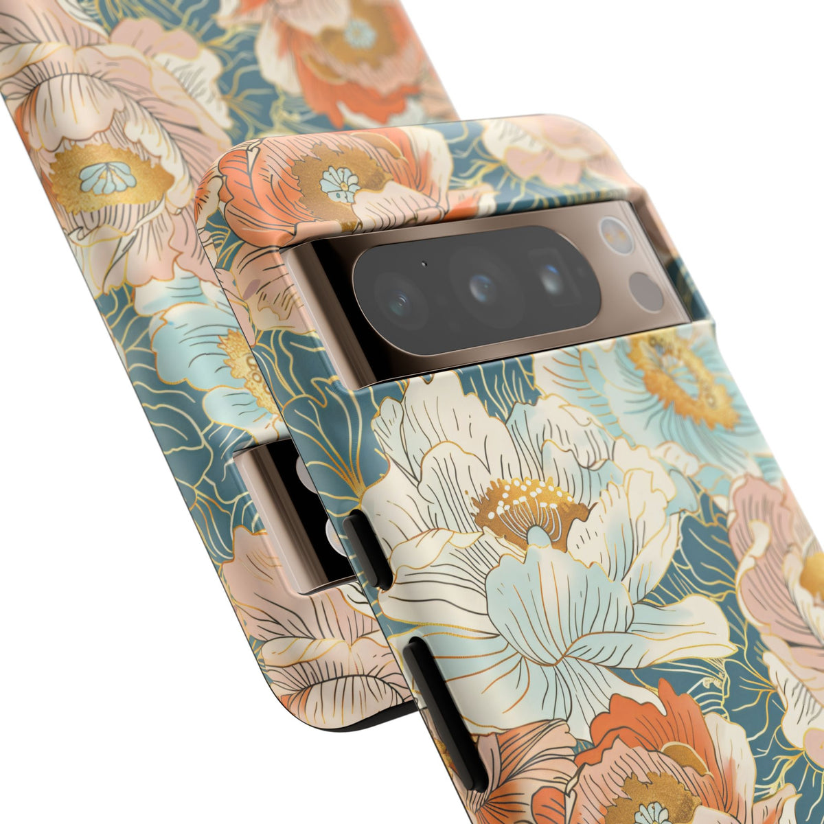 Japanese Blossom Asian Floral Design Phone Case – Elegant Floral Phone Cover 3