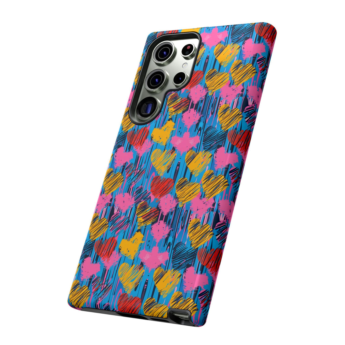 Heart Pattern Phone Case – Stylish & Loving Design for Your Device 262