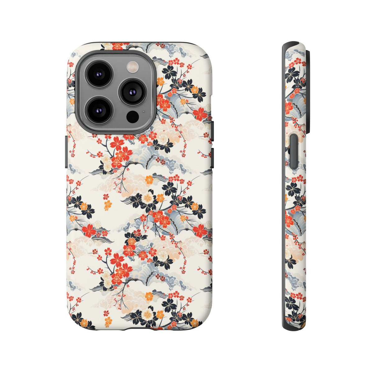 Japanese Pattern Phone Case – Elegant & Timeless Design for Your Phone 302