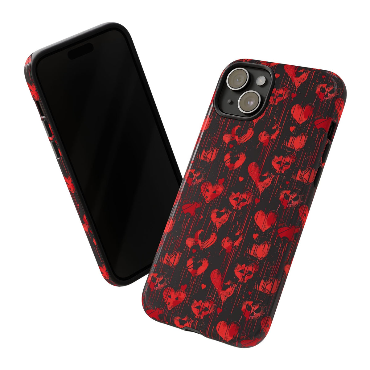 Heart Pattern Phone Case – Stylish & Loving Design for Your Device 825