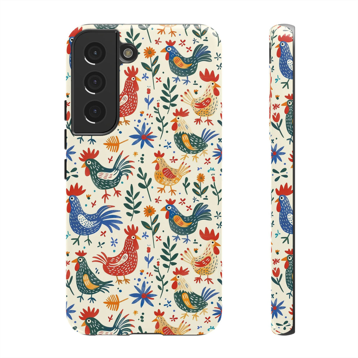 Birds Seamless Pattern Phone Case – Elegant and Timeless Avian Design 8