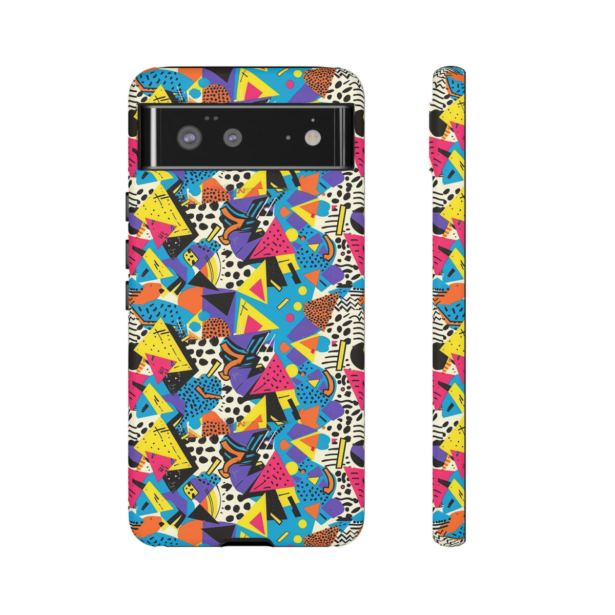 90s Themed Seamless Pattern Phone Case – Embrace Retro Style and Protection 231