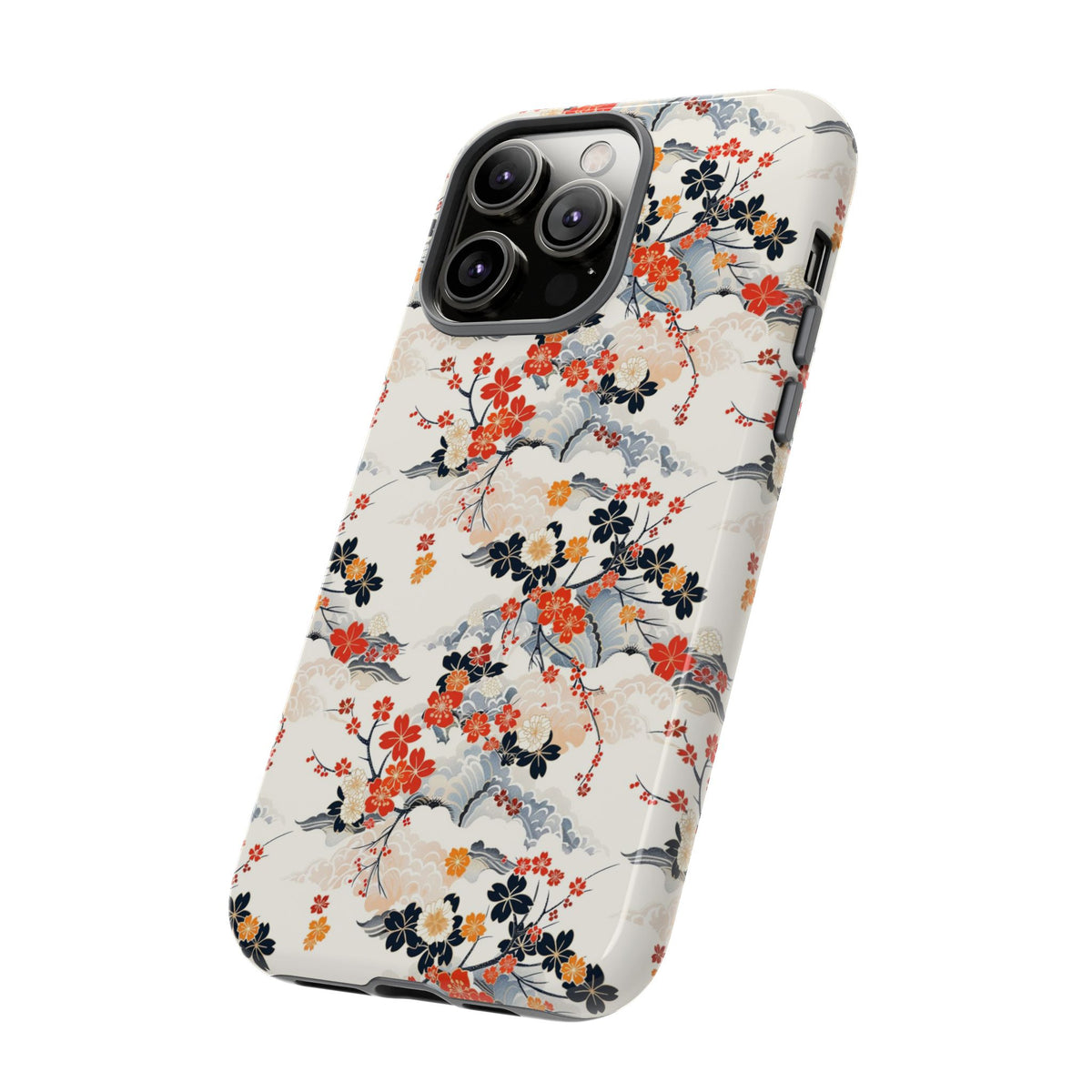 Japanese Pattern Phone Case – Elegant & Timeless Design for Your Phone 302