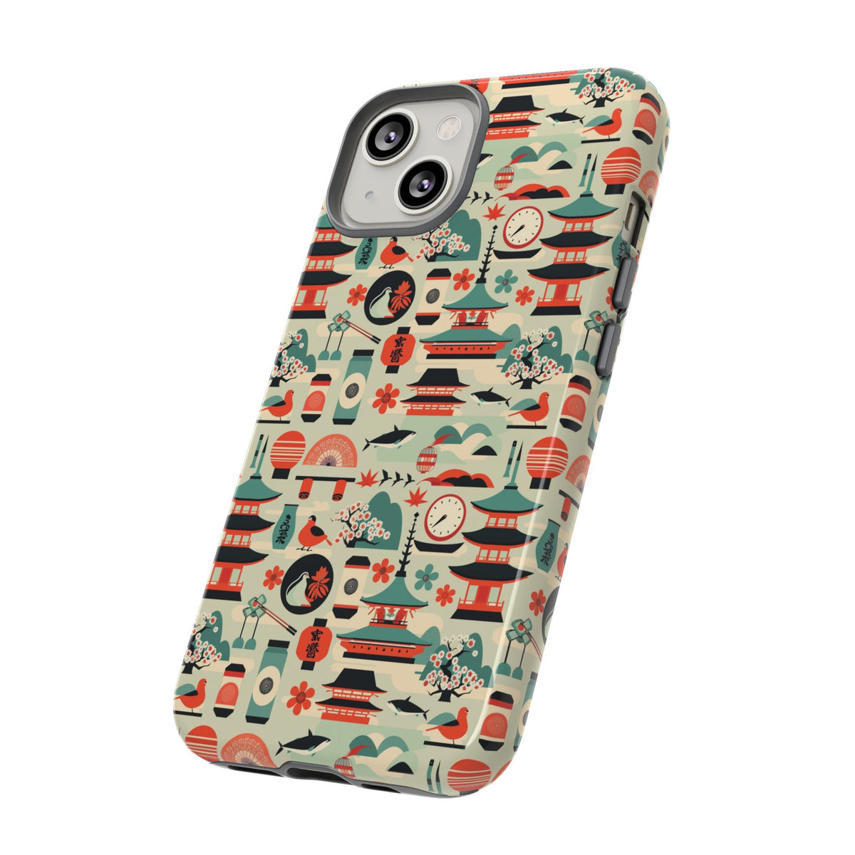 Japanese Pattern Phone Case – Elegant & Timeless Design for Your Phone 105