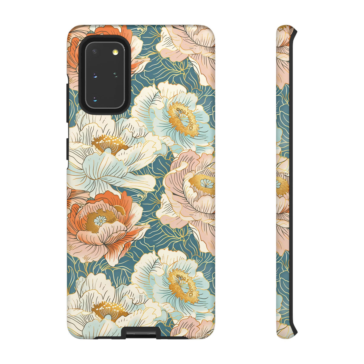 Japanese Blossom Asian Floral Design Phone Case – Elegant Floral Phone Cover 3