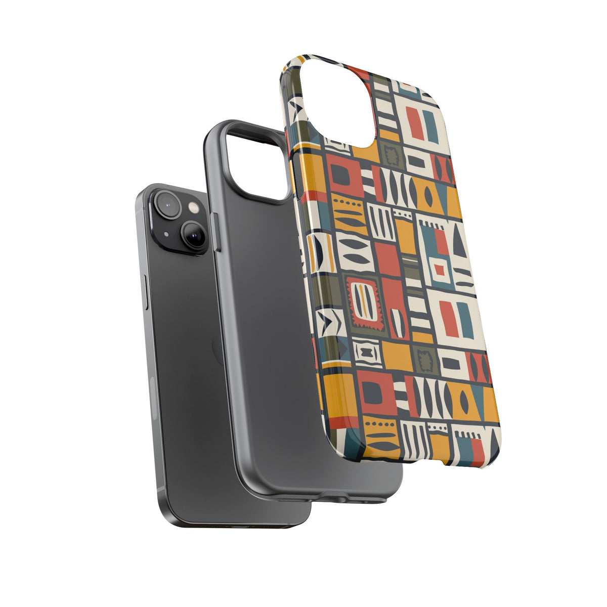 Stylish African Pattern Phone Case – Unique and Vibrant Protection 013