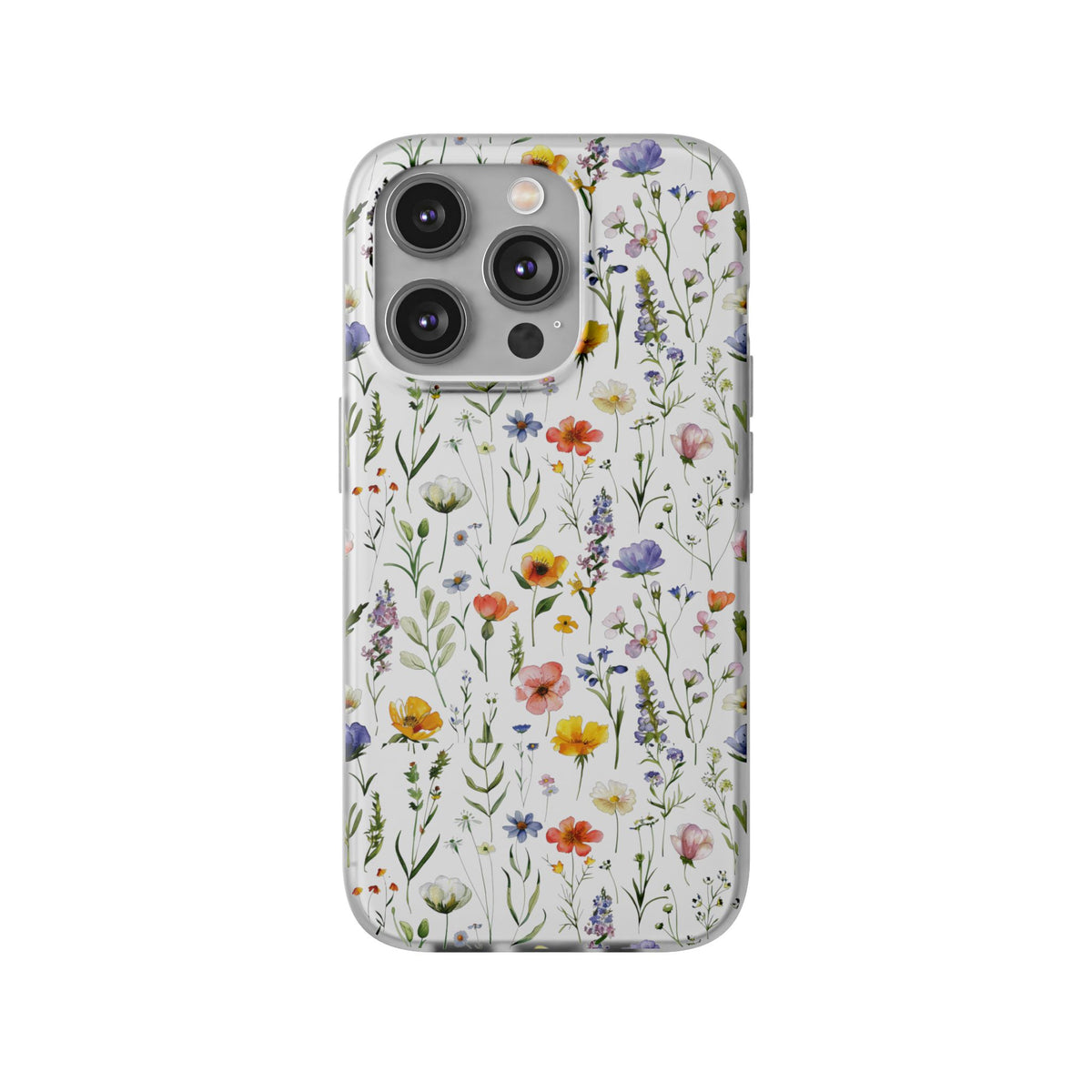 Wildflowers Pattern Phone Case – Embrace Nature with Every Call