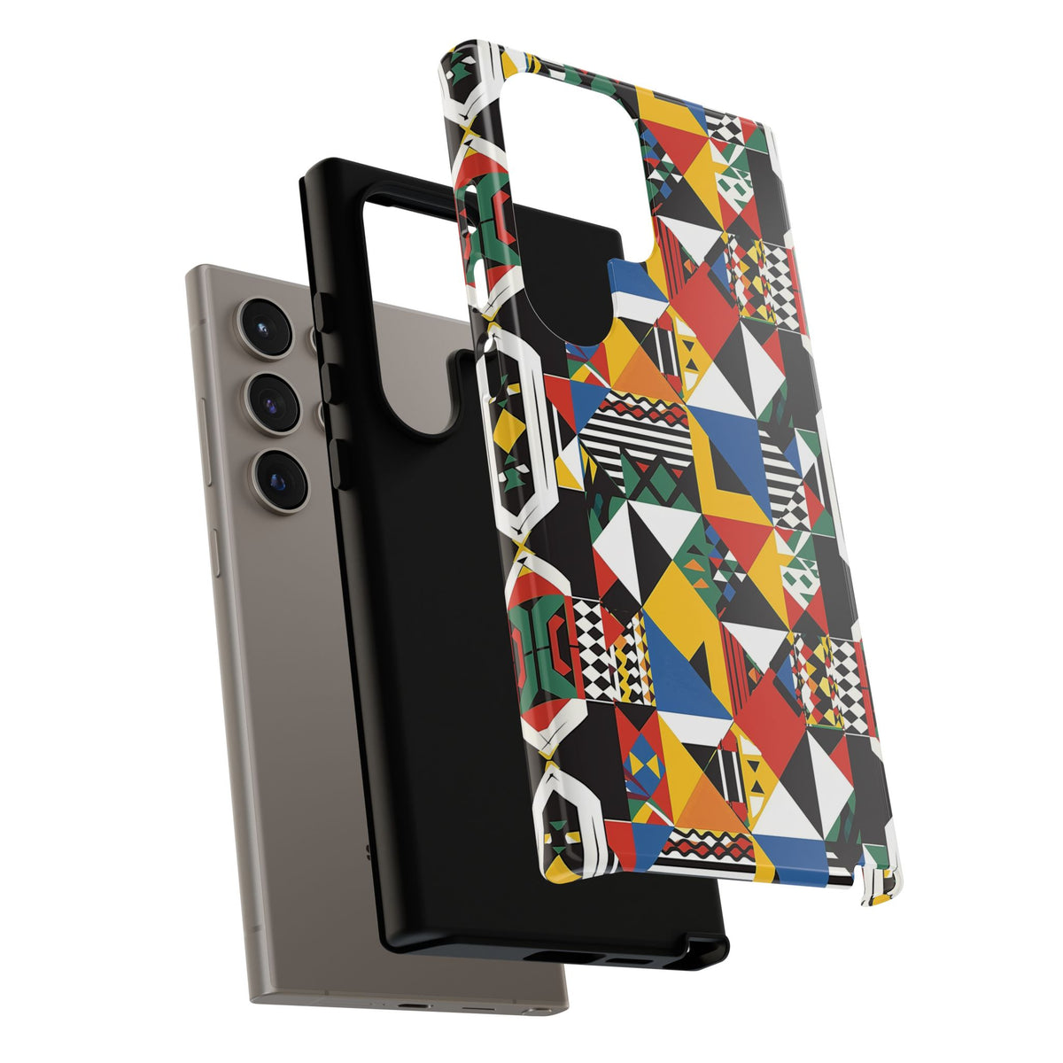 Stylish African Pattern Phone Case – Unique and Vibrant Protection 182