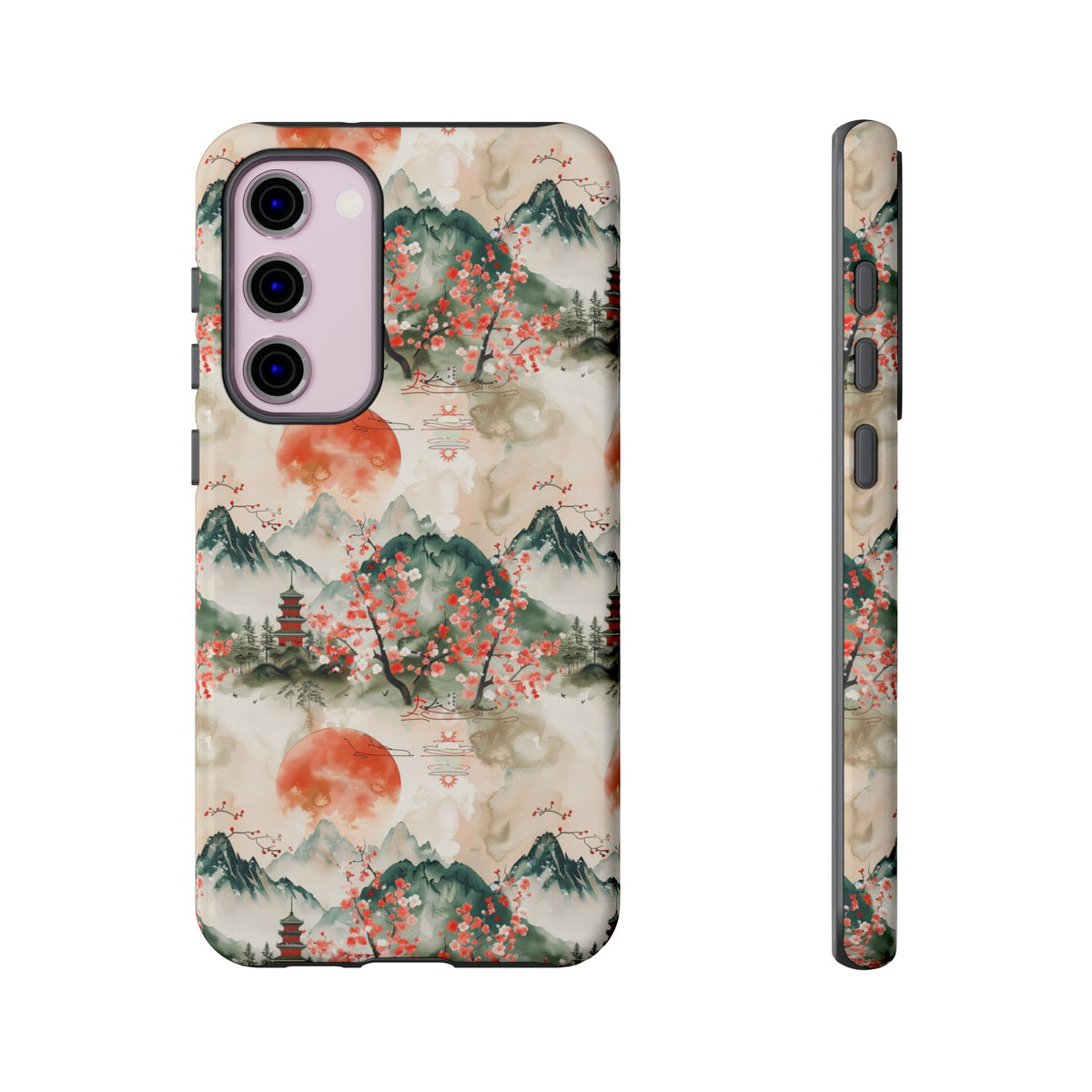 Japanese Pattern Phone Case – Elegant & Timeless Design for Your Phone 057