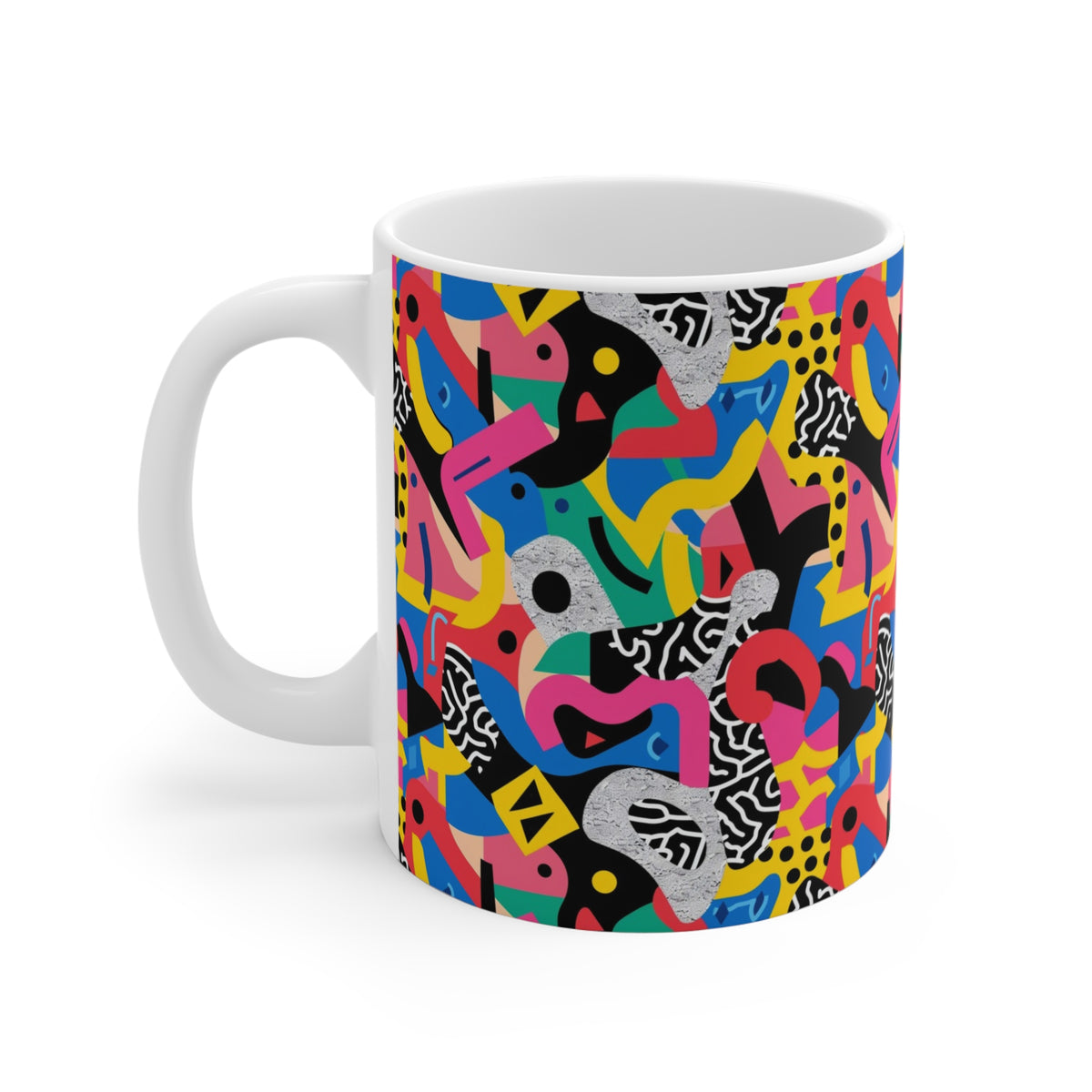 90s Retro Coffee Mug - Full Wrap Design 532