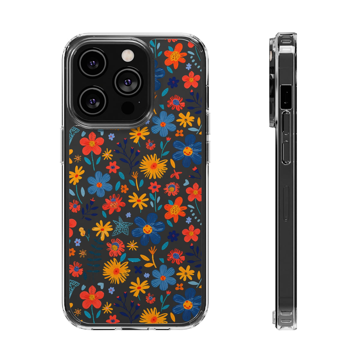 Wild Flowers Garden Stitch Phone Case – Nature-Inspired Floral Design 4