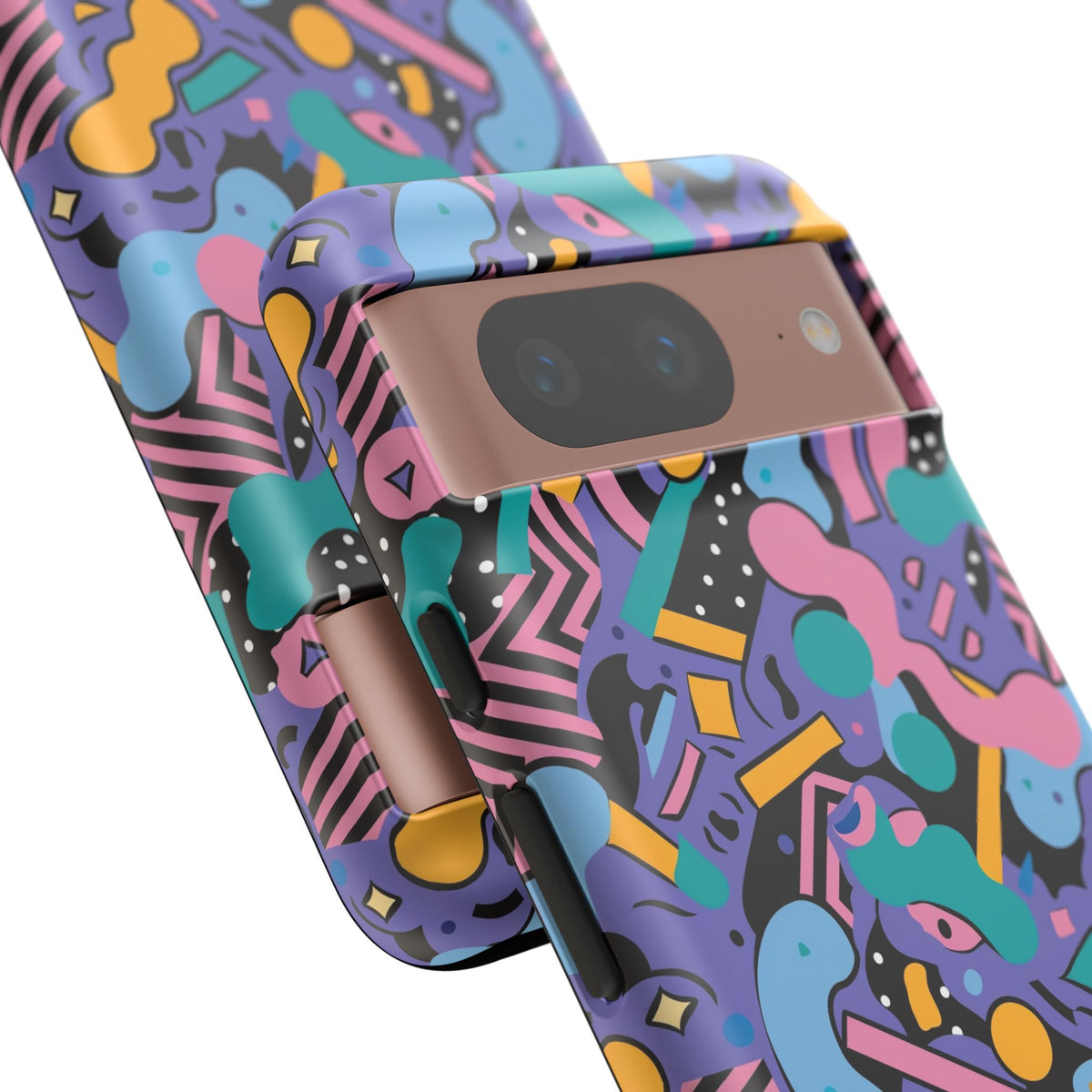 90s Themed Seamless Pattern Phone Case – Embrace Retro Style and Protection 234