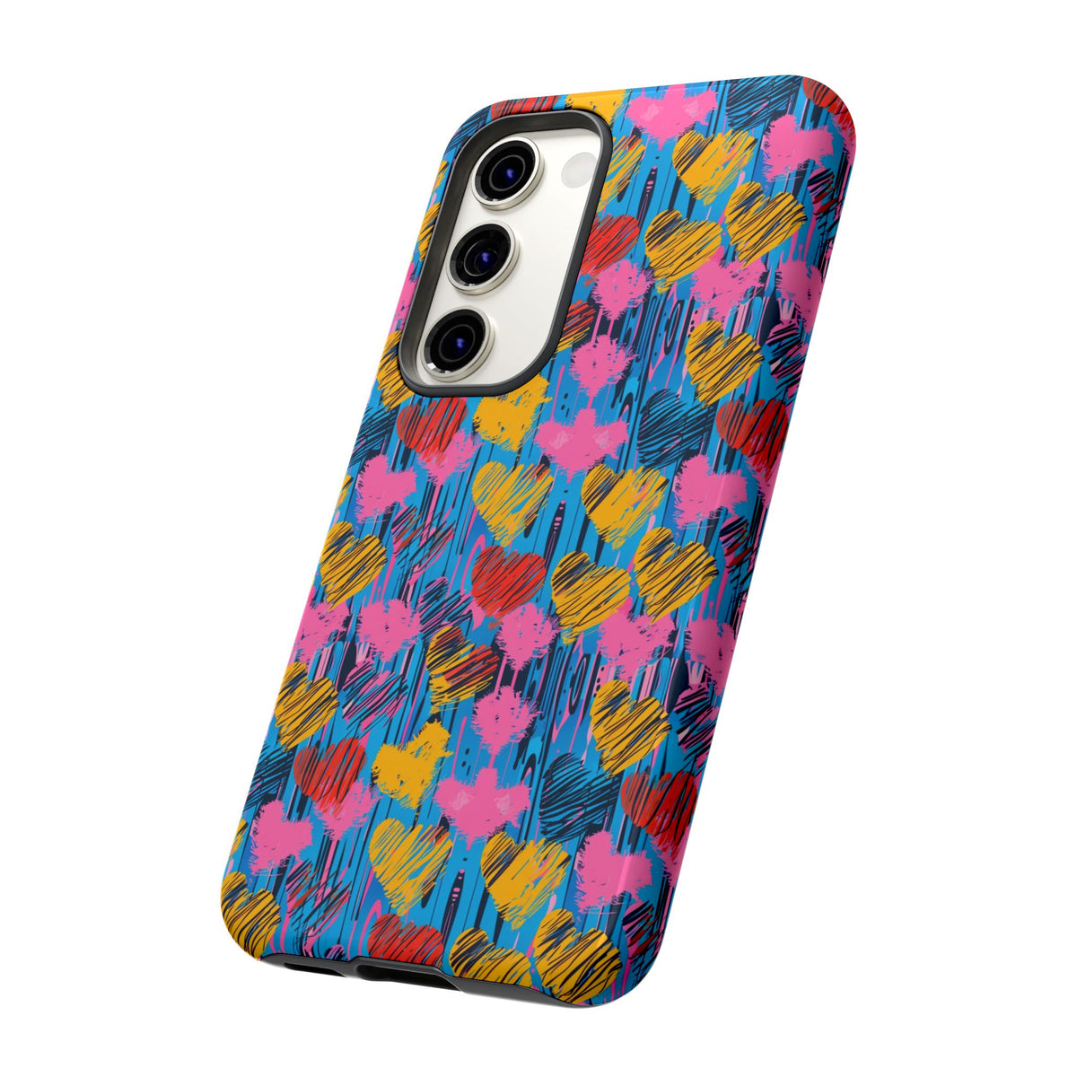 Heart Pattern Phone Case – Stylish & Loving Design for Your Device 262