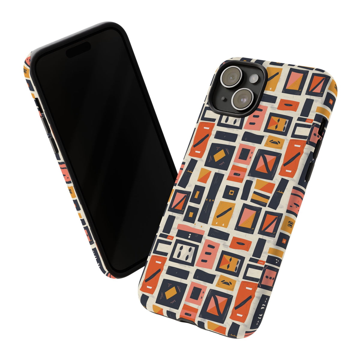 Stylish African Pattern Phone Case – Unique and Vibrant Protection 087