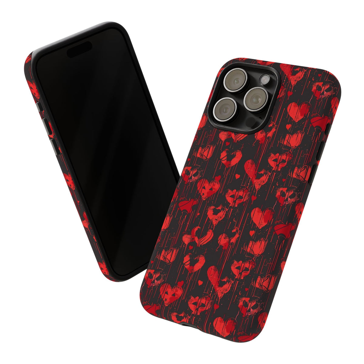 Heart Pattern Phone Case – Stylish & Loving Design for Your Device 825