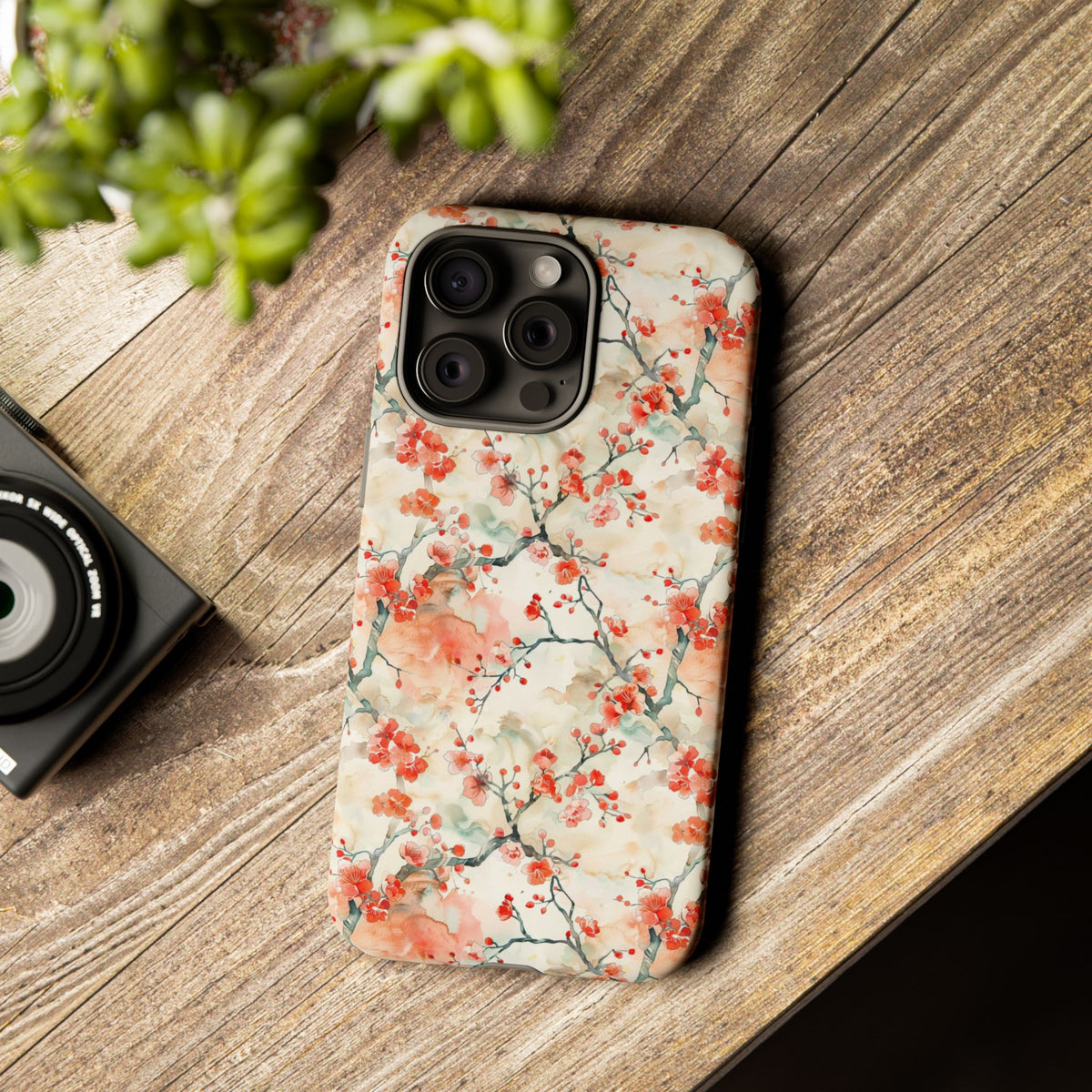 Japanese Pattern Phone Case – Elegant & Timeless Design for Your Phone 093