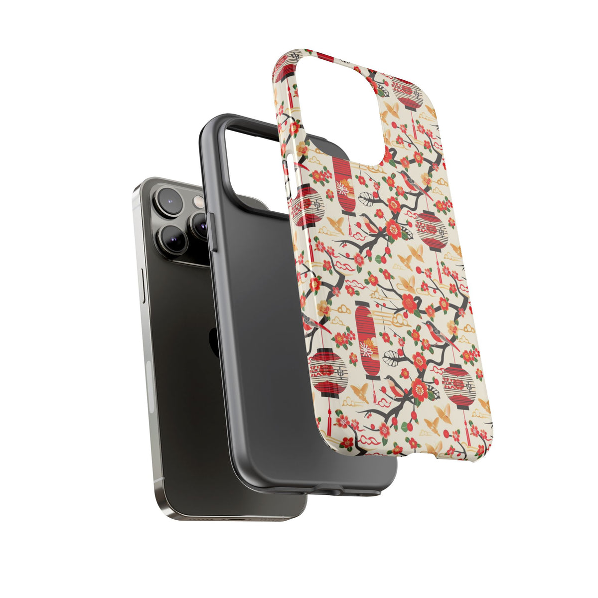 Japanese Pattern Phone Case – Elegant & Timeless Design for Your Phone 116