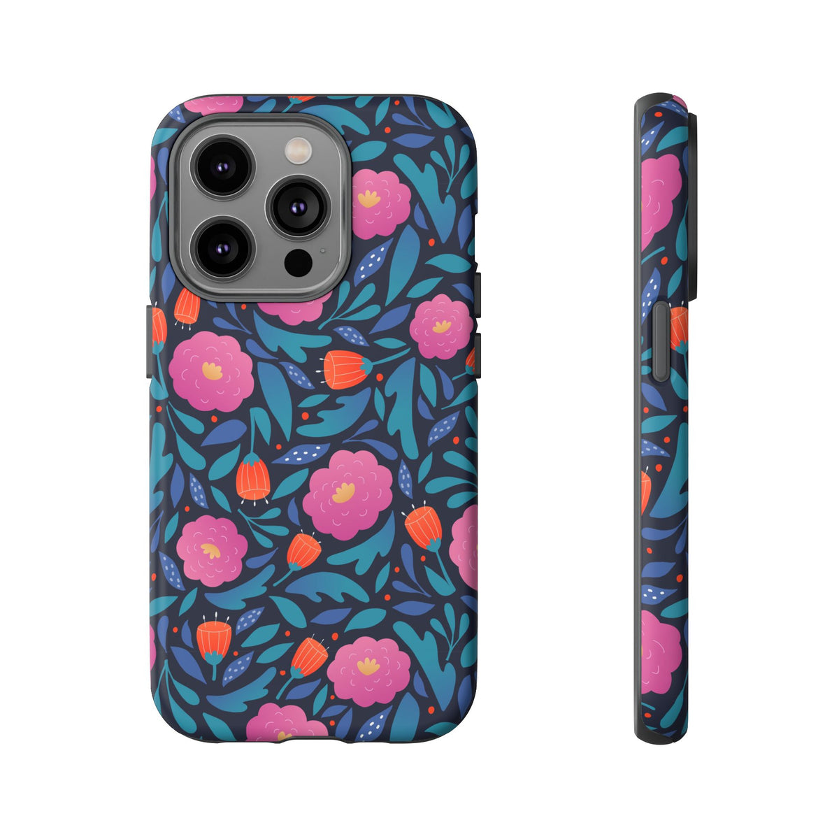 Colorful Little Flower Design Phone Case – Bright and Cheerful Floral Phone Cover 2