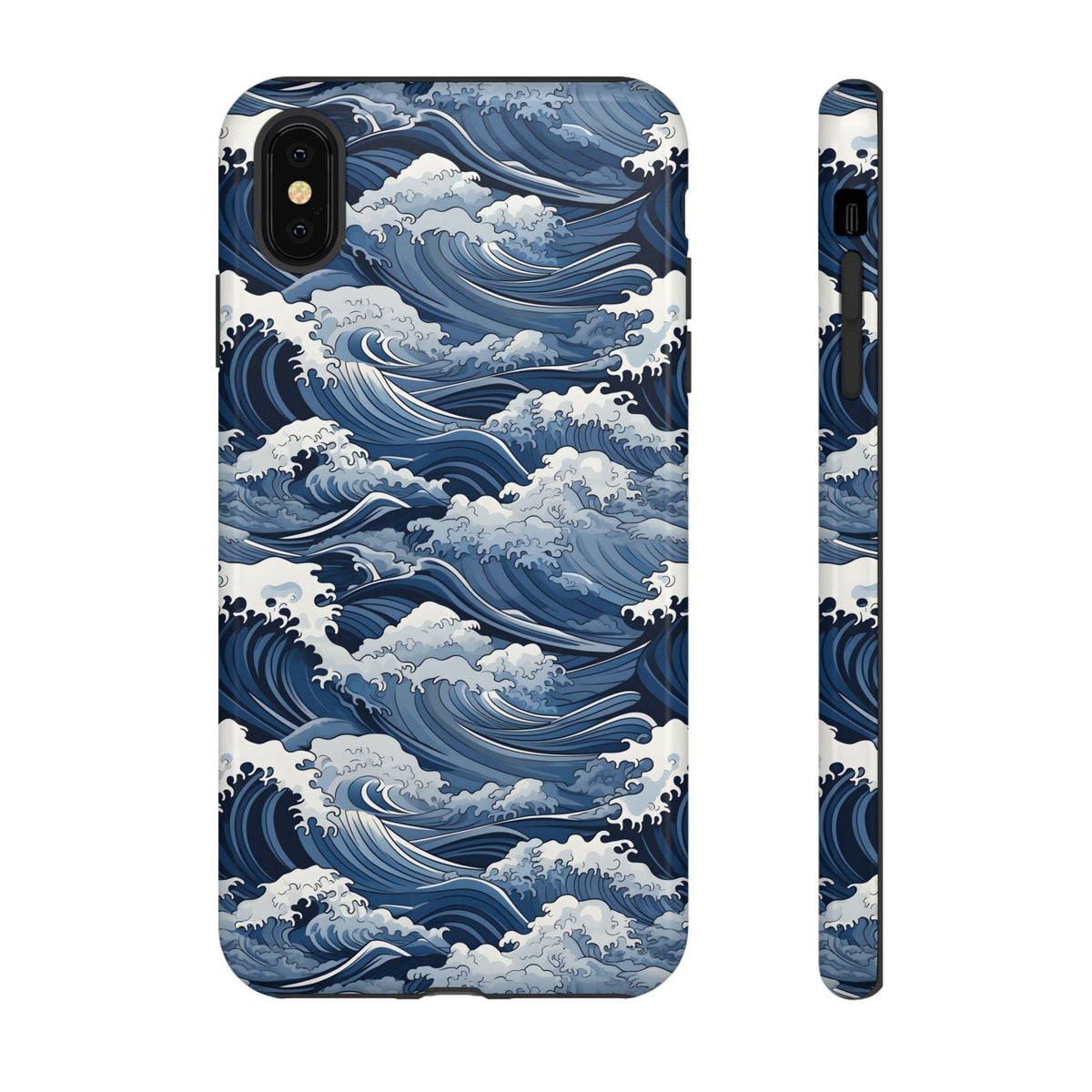 Japanese Waves Phone Case – Embrace Timeless Elegance with Classic Design