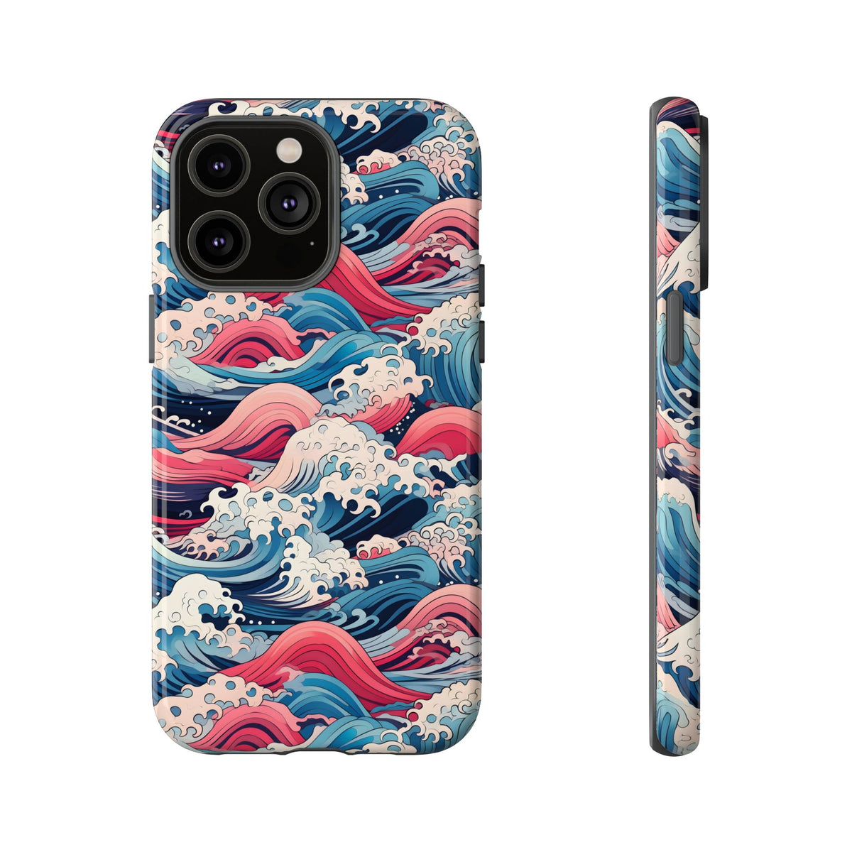 Japanese Waves Phone Case – Embrace Timeless Elegance with Classic Design 3