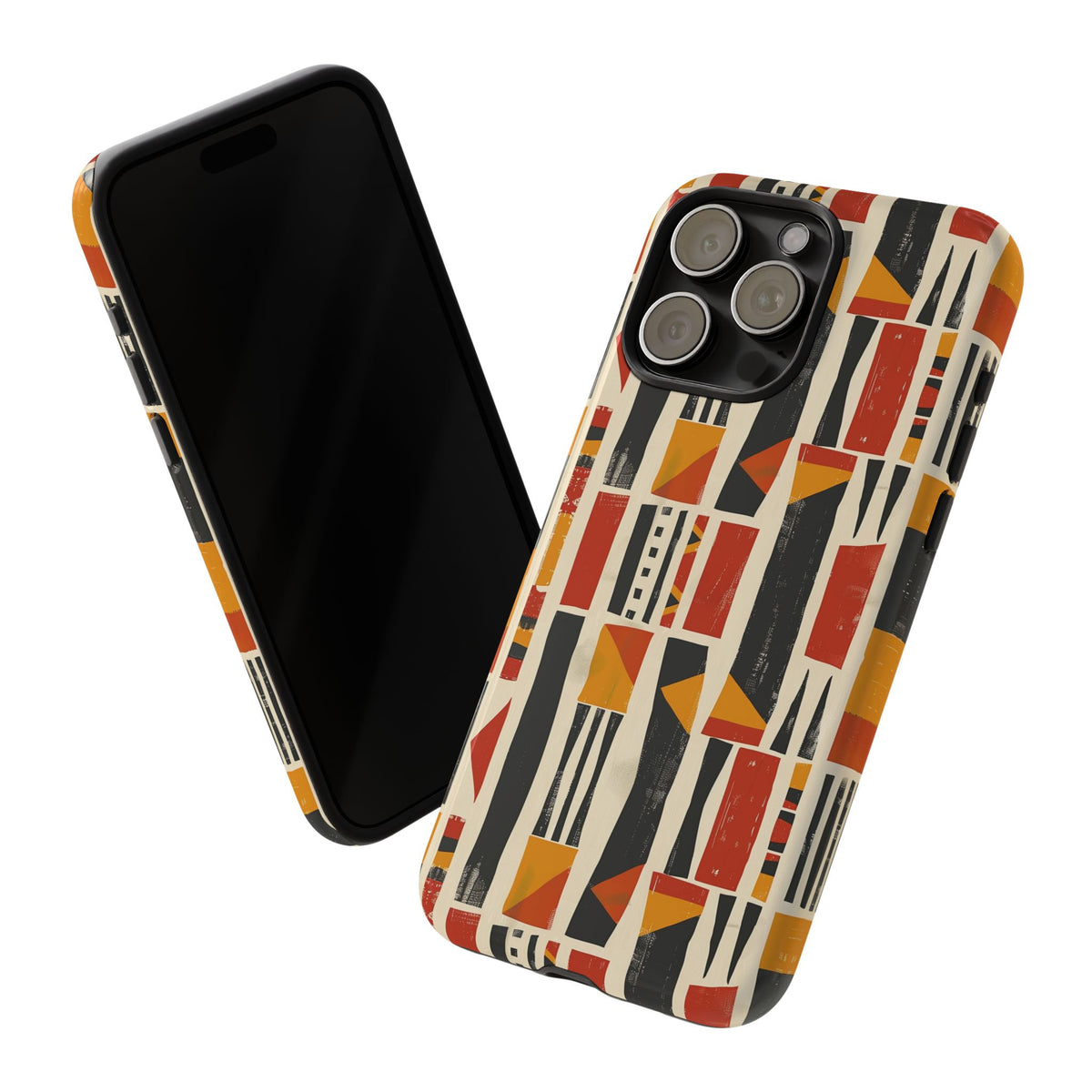 Stylish African Pattern Phone Case – Unique and Vibrant Protection 161