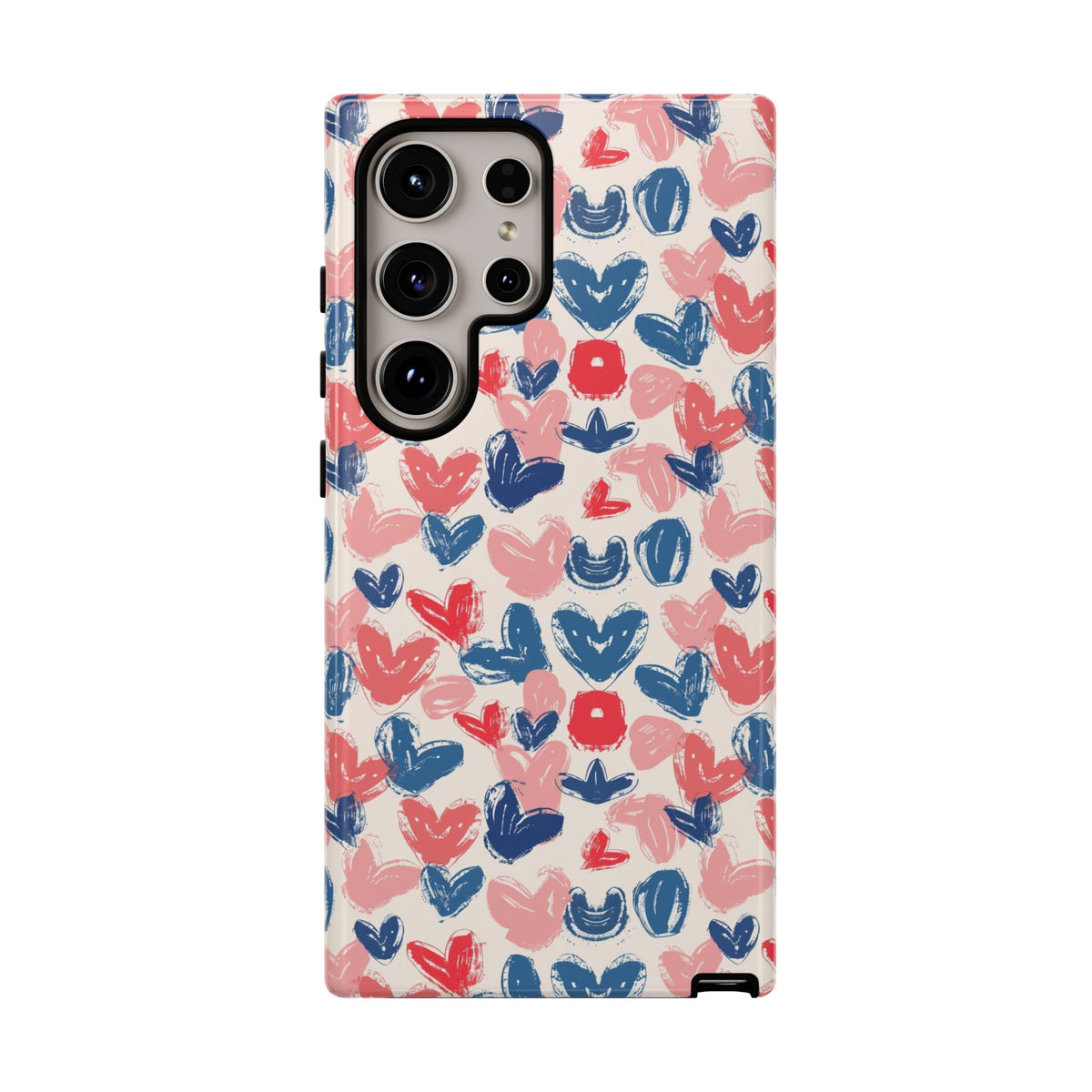 Heart Pattern Phone Case – Stylish & Loving Design for Your Device 354