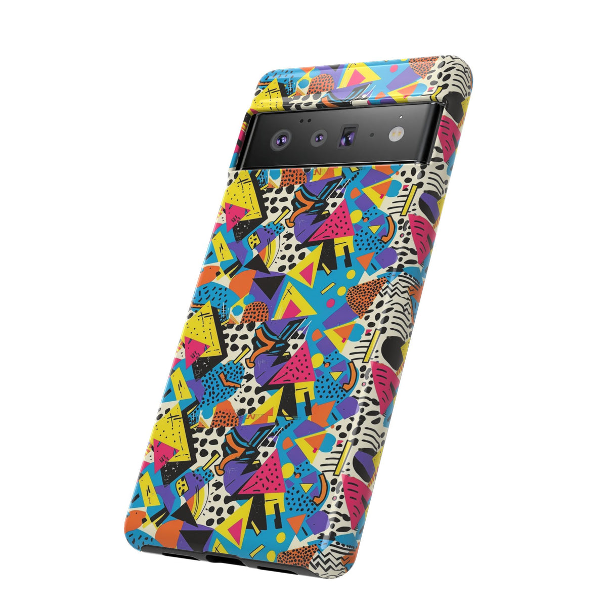 90s Themed Seamless Pattern Phone Case – Embrace Retro Style and Protection 231