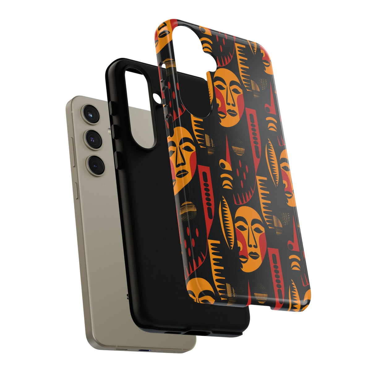 Stylish African Pattern Phone Case – Unique and Vibrant Protection 203