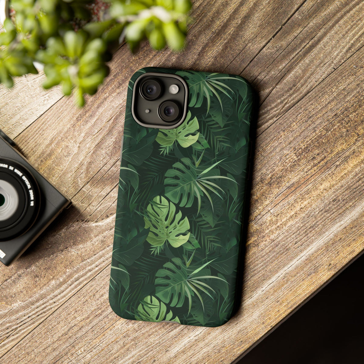 Jungle Pattern Phone Case – Exotic & Lush Design for Your Phone 335