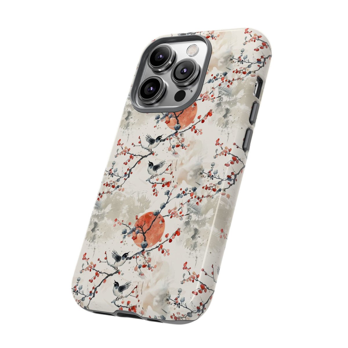 Japanese Pattern Phone Case – Elegant & Timeless Design for Your Phone 136