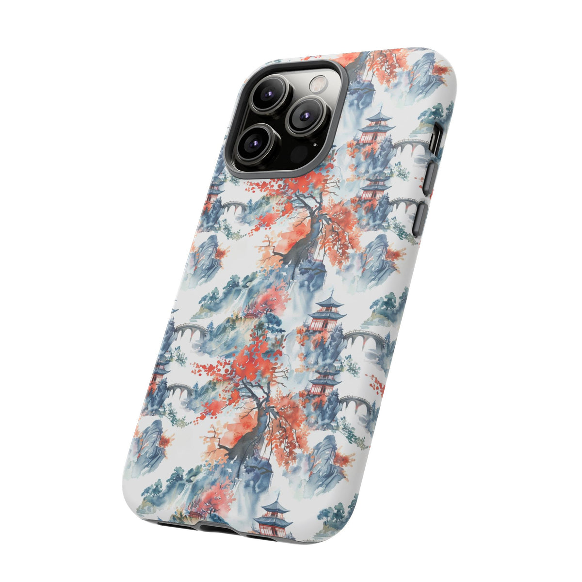 Japanese Pattern Phone Case – Elegant & Timeless Design for Your Phone 043