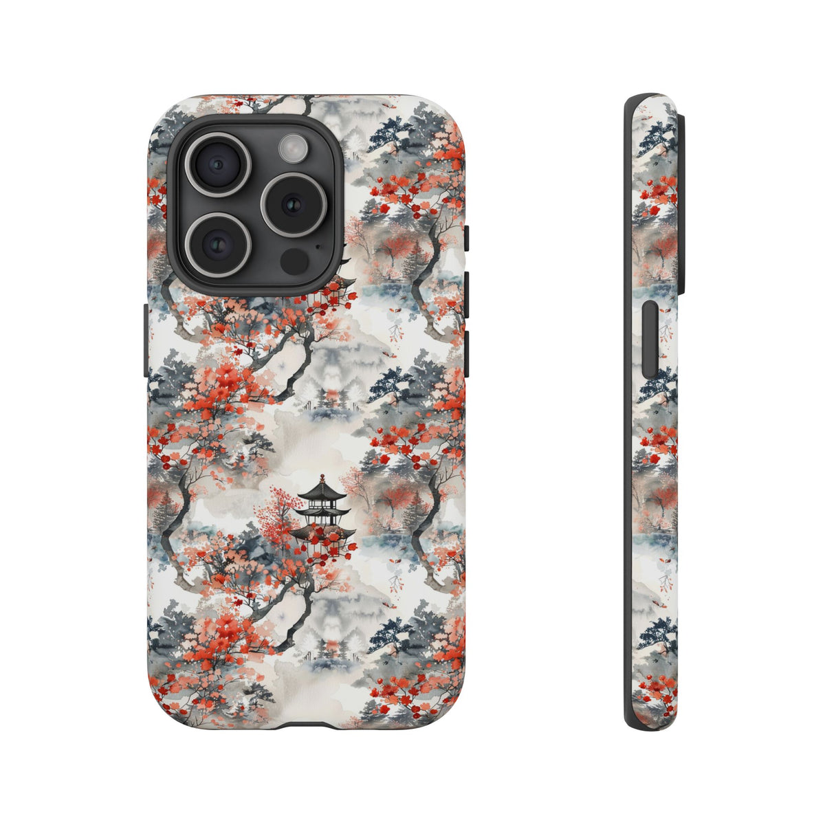 Japanese Pattern Phone Case – Elegant & Timeless Design for Your Phone 096