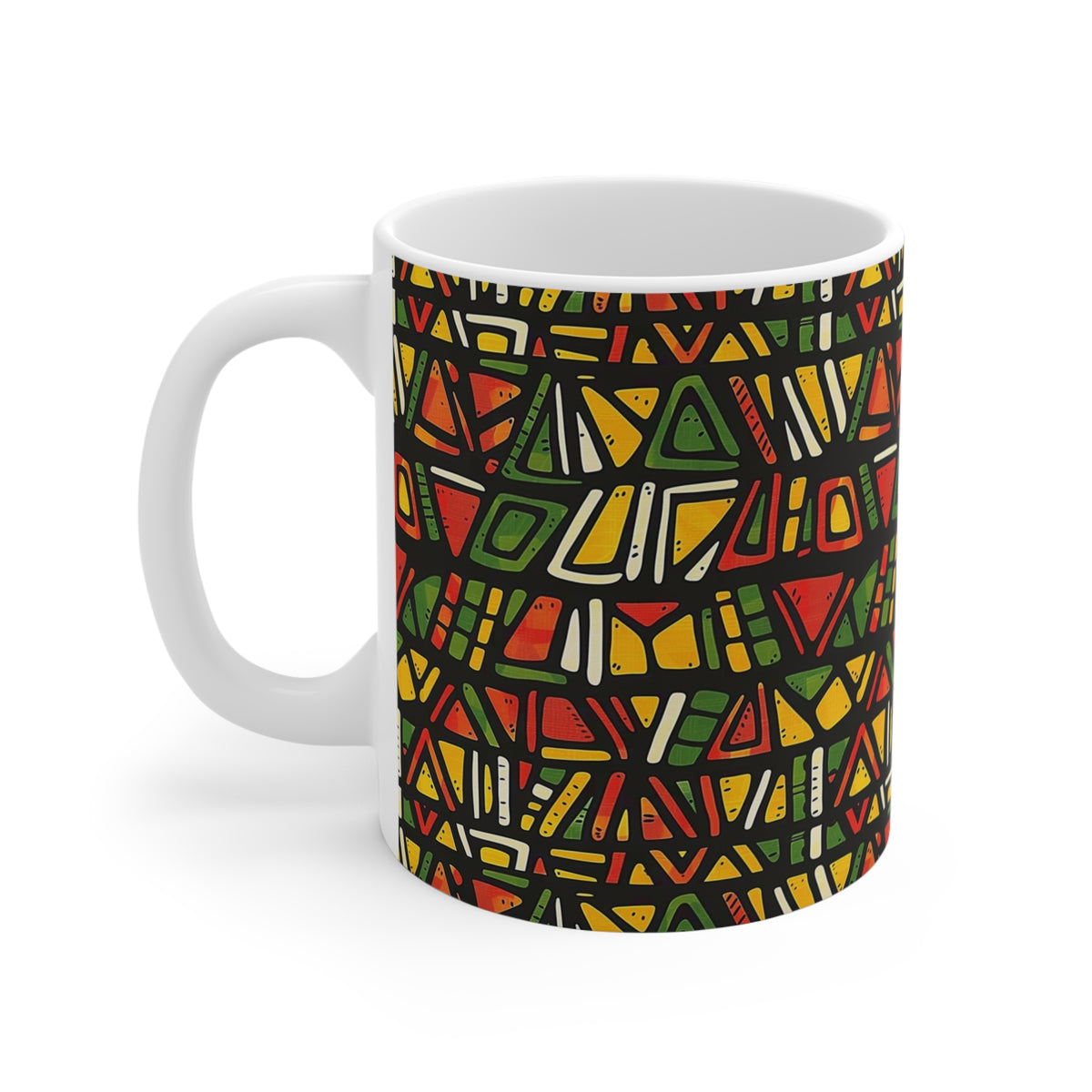 All-Over African Pattern Coffee Mug 650