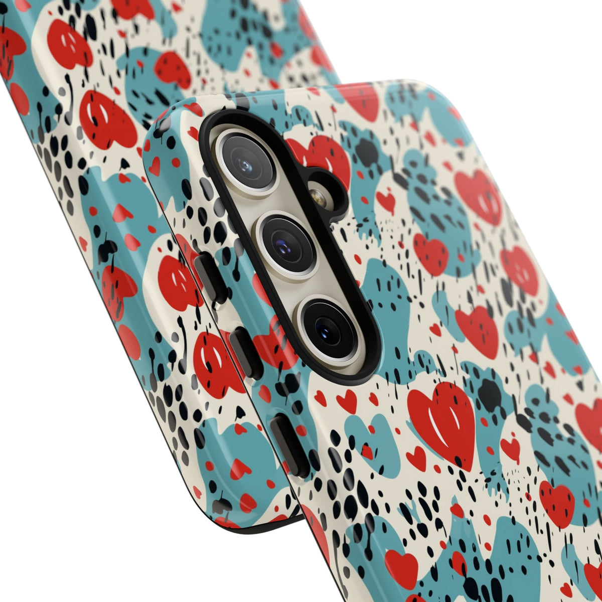 Heart Pattern Phone Case – Stylish & Loving Design for Your Device 822