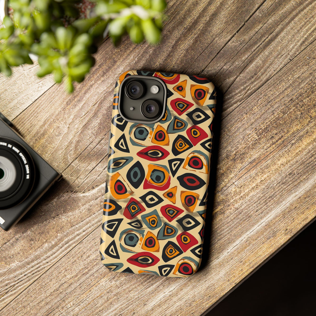 Stylish African Pattern Phone Case – Unique and Vibrant Protection 167