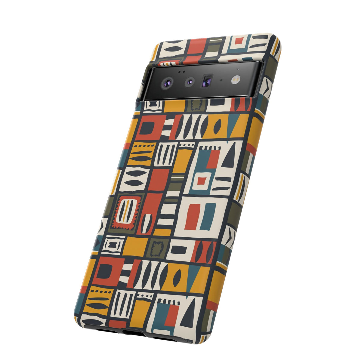 Stylish African Pattern Phone Case – Unique and Vibrant Protection 013