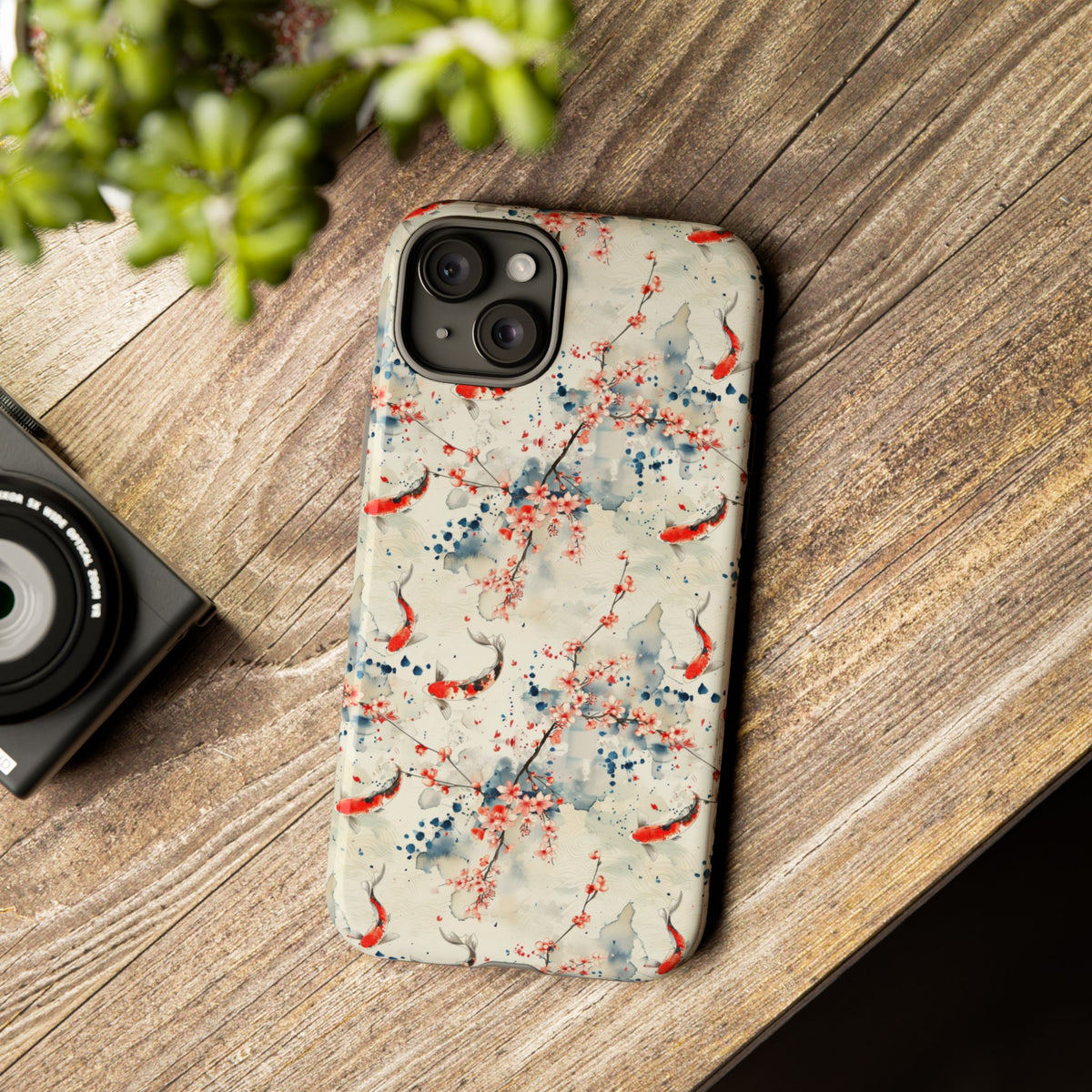 Japanese Pattern Phone Case – Elegant & Timeless Design for Your Phone 073