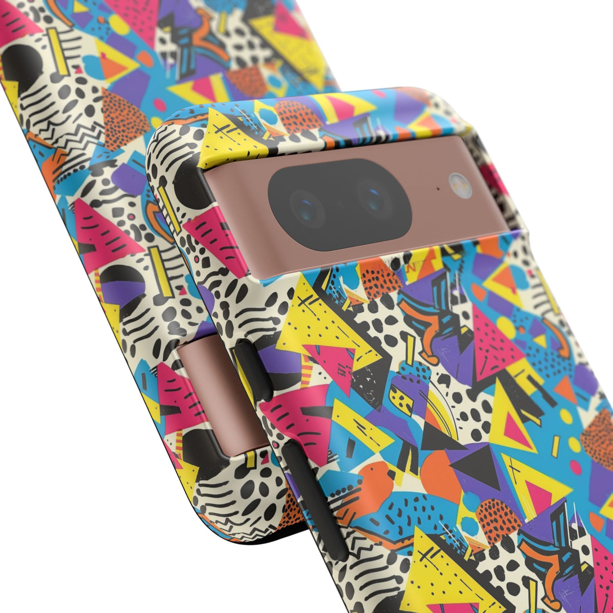 90s Themed Seamless Pattern Phone Case – Embrace Retro Style and Protection 231