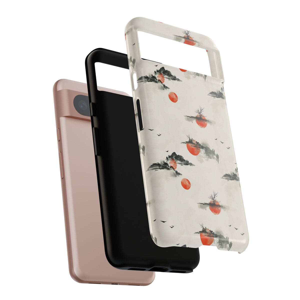 Japanese Pattern Phone Case – Elegant & Timeless Design for Your Phone 502