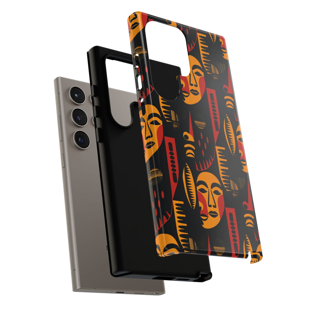 Stylish African Pattern Phone Case – Unique and Vibrant Protection 203