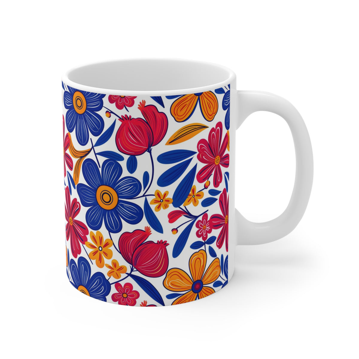 Groove Floral Bohemian Coffee Mug – Perfect for Free Spirits  (18)