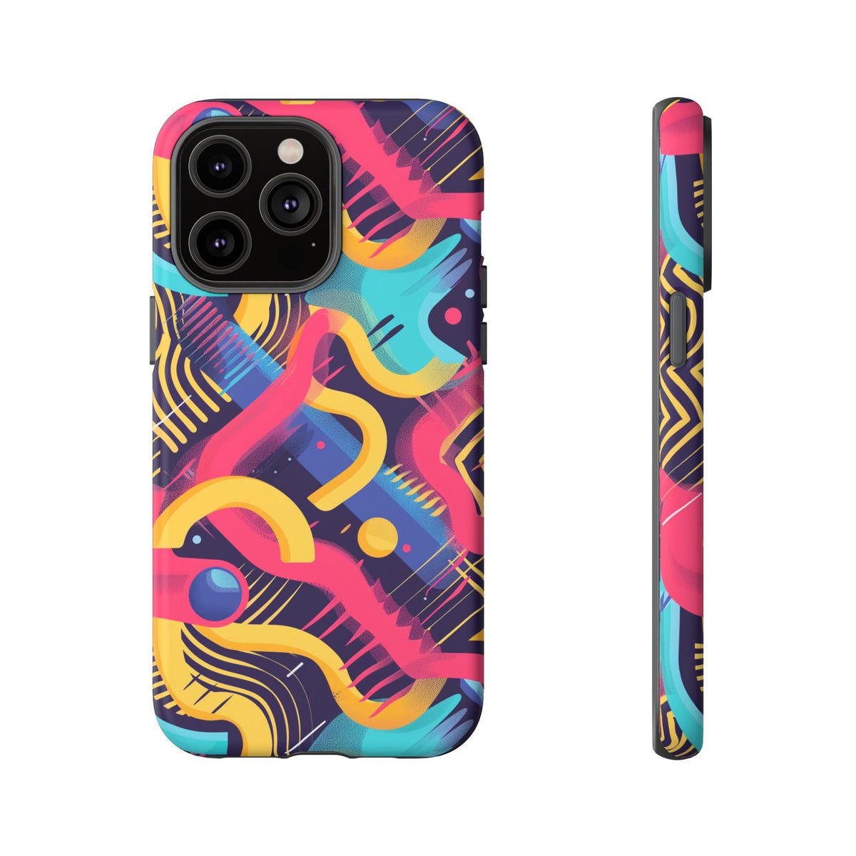 Retro 80s Seamless Phone Case – Vintage Style Meets Modern Protection 2