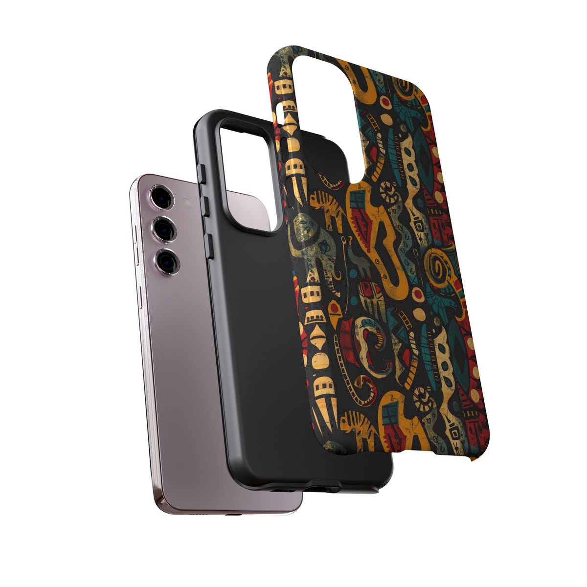 Stylish African Pattern Phone Case – Unique and Vibrant Protection 153